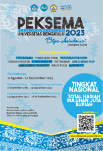 Read more about the article Pekan Seni Mahasiswa (PEKSEMA) Universitas Bengkulu tahun 2023