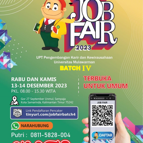 Job Fair UNMUL Batch IV Tahun 2023