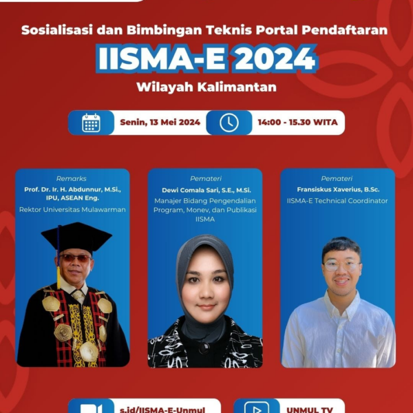 Sosialisasi dan Bimbingan Teknis Portal Pendaftaran Indonesian International Student Mobility Award Professional Program (Entrepreneur) (IISMA-E) tahun 2024