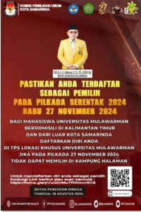 Read more about the article TPS Lokasi Khusus UNMUL Bagi Mahasiswa Yang Tidak Dapat Memilih di Kampung Halaman