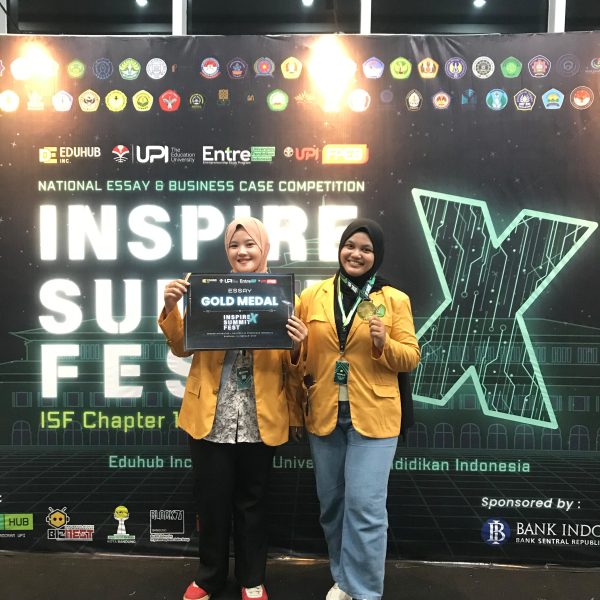 Medali Emas dalam Lomba Esai Nasional InspireX Summit Fest (ISF) tahun 2025