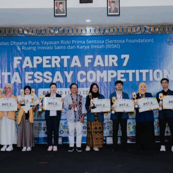 Silver Medal, Bronze Medal, 2 Favorite Poster, dan Most Favorite Poster Lomba Dewata Essay Competition 2 (DEC 2) oleh Universitas Dhyana Pura tahun 2025