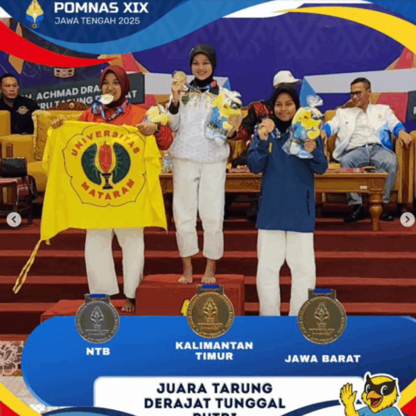 Medali Emas Pekan Olahraga Mahasiswa Nasional (POMNAS) XIX tahun 2025 – Cabang Tarung Derajat Tunggal Putri